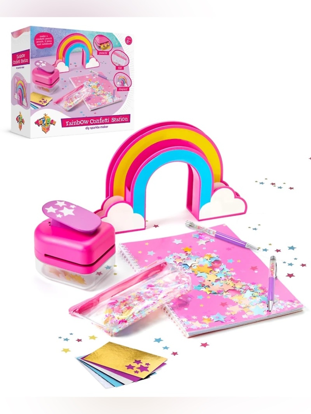Rainbow Confetti Station Maker Kit